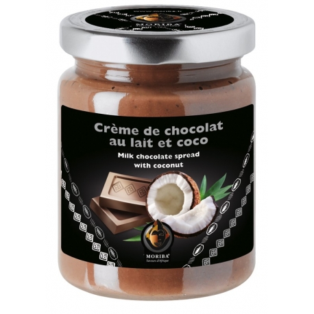 Crème de chocolat au lait et coco